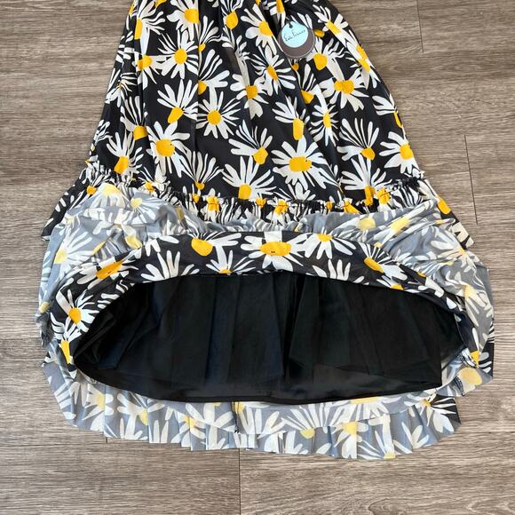 NWT Anthropologie Eva Franco Daisy Floral Tiered Midi Skirt (Sz XS) - Picture 6 of 13